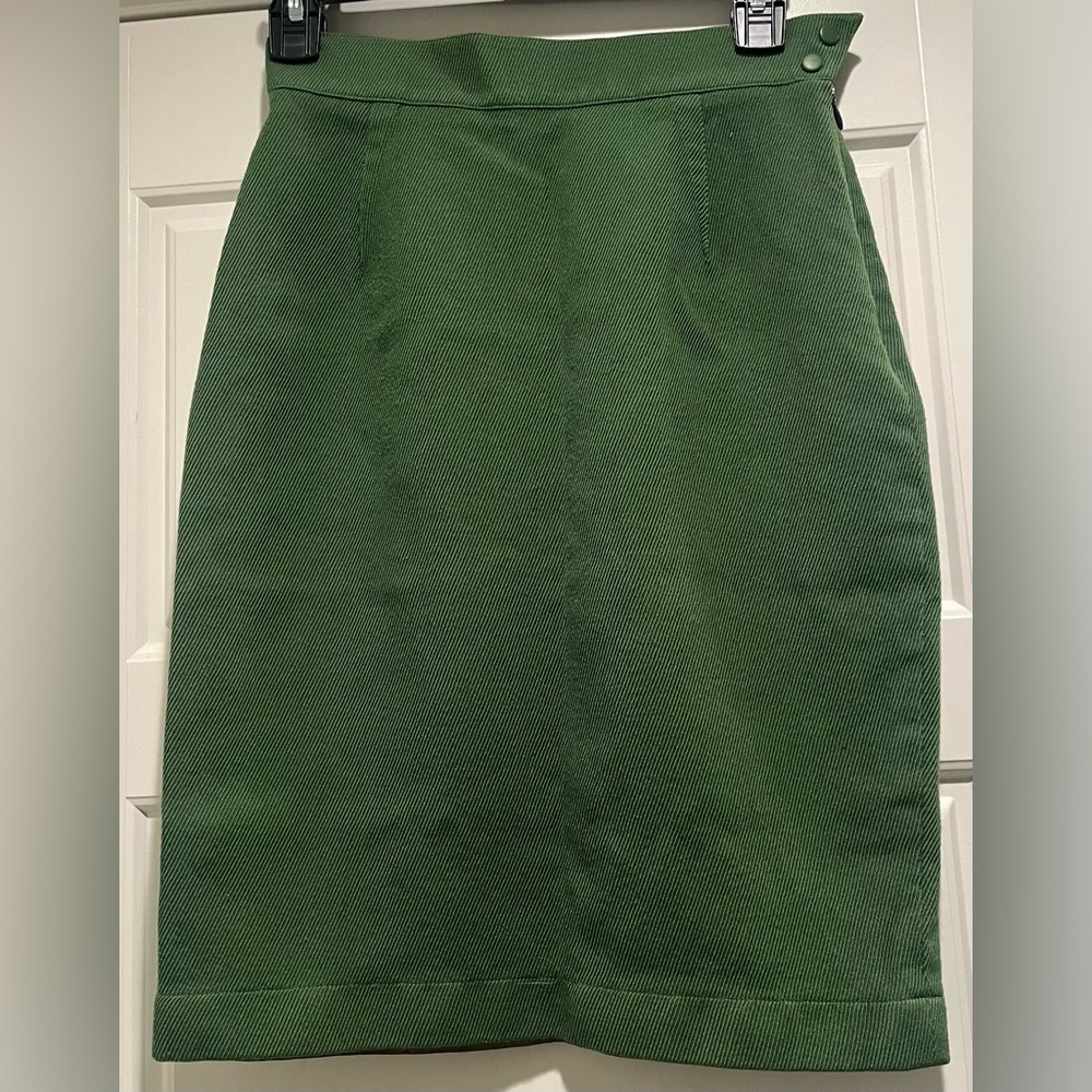 1990s vintage Mugler wool skirt